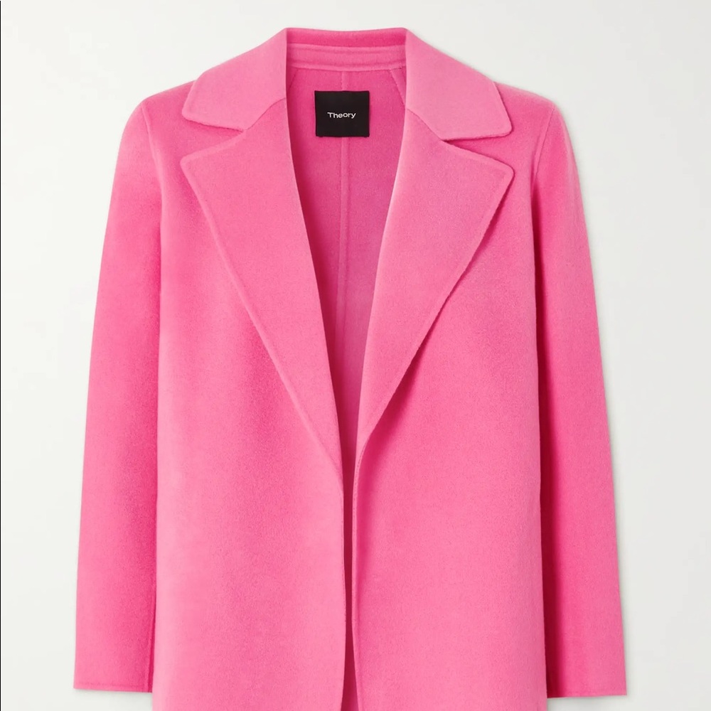 Theory three quarter-sleeved short coat